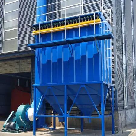 廢鋼破碎機(jī)袋式除塵器